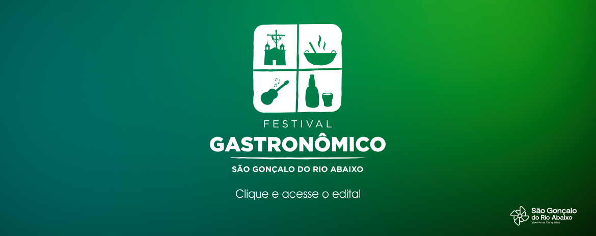 Edital Festival Gastrnomico 